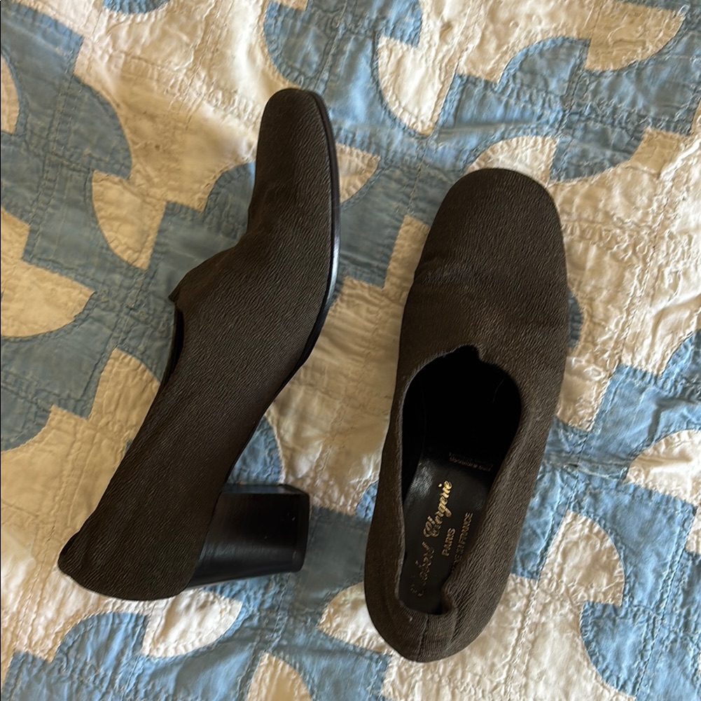 Robert Clergerie Dark Green Heels